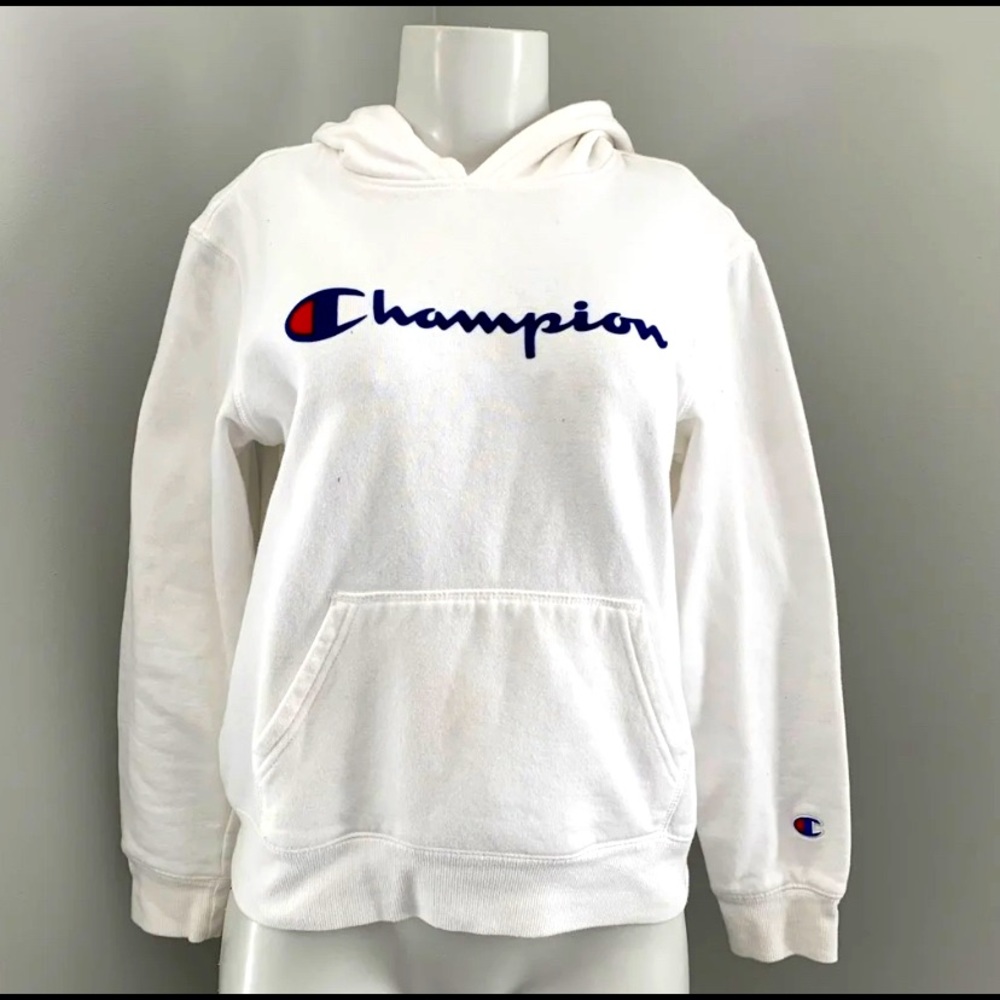 Champion white hoodie